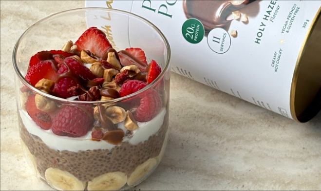 Choc Chia Seed Protein Pudding