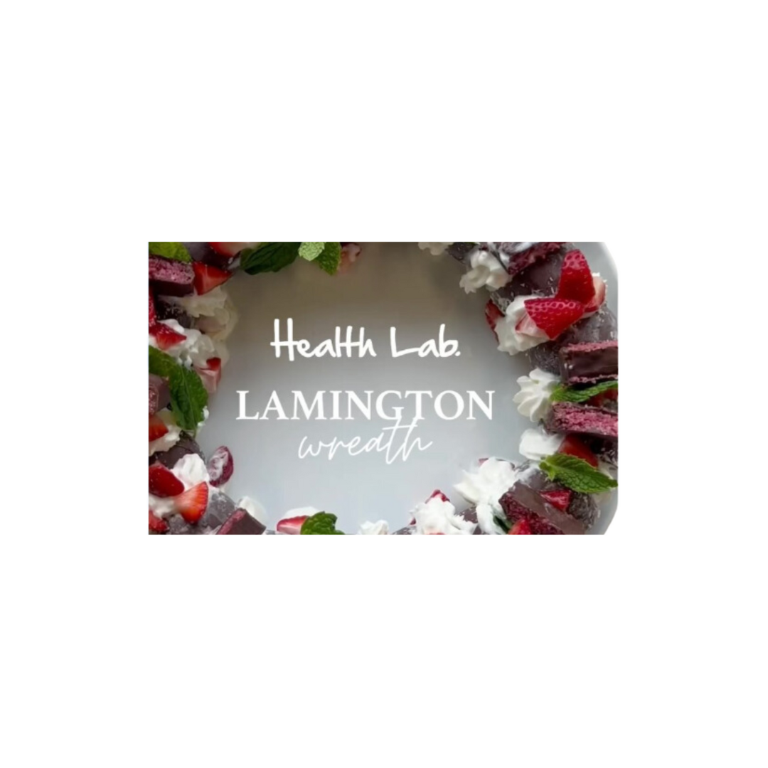 Deck the Halls with HL Aussie Lamington Balls Wreath