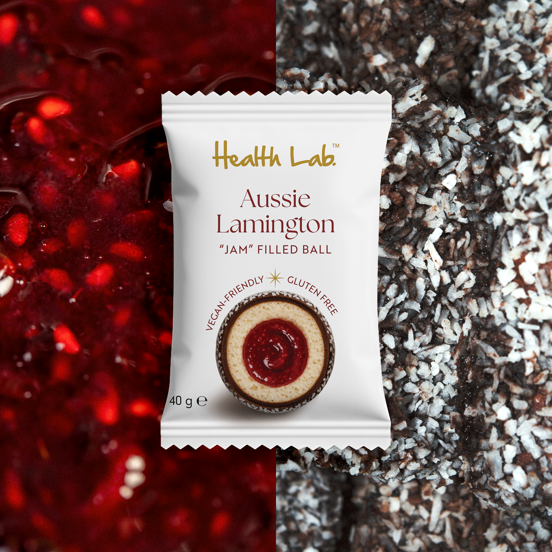 Aussie Lamington Balls  (12 balls)
