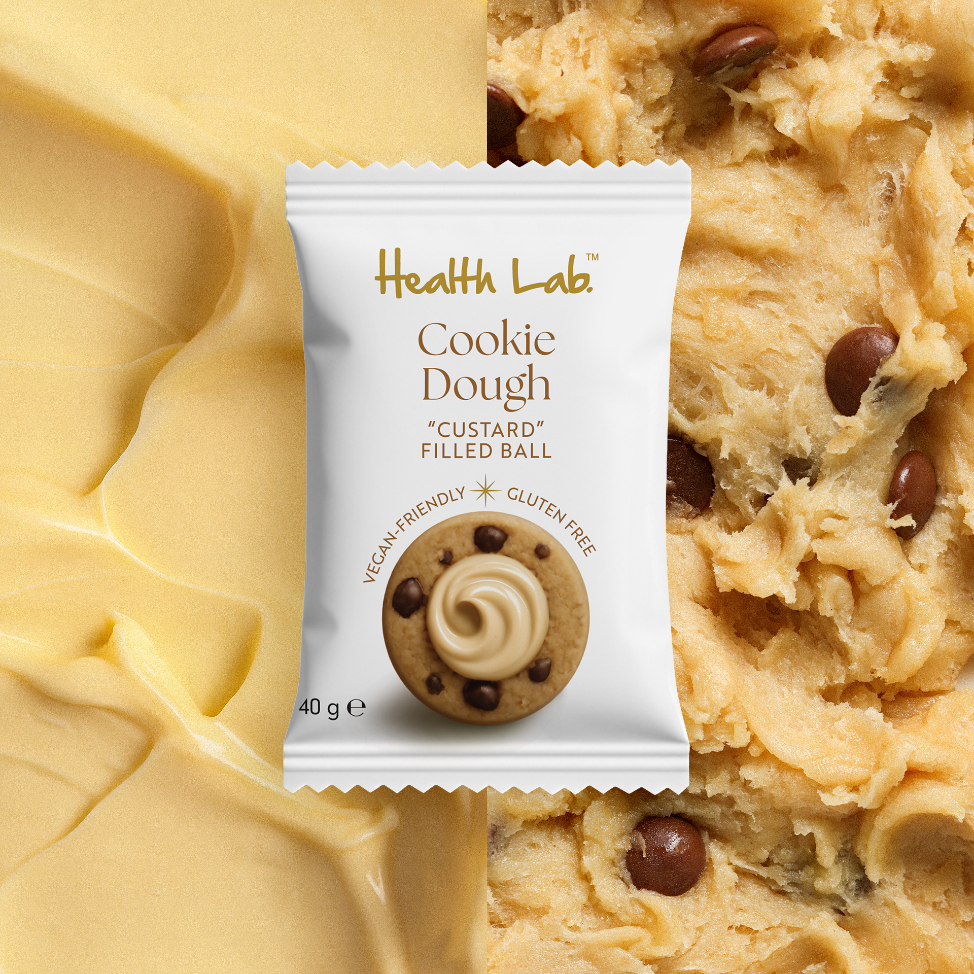 Cookie Dough Custard Balls (12 Balls)