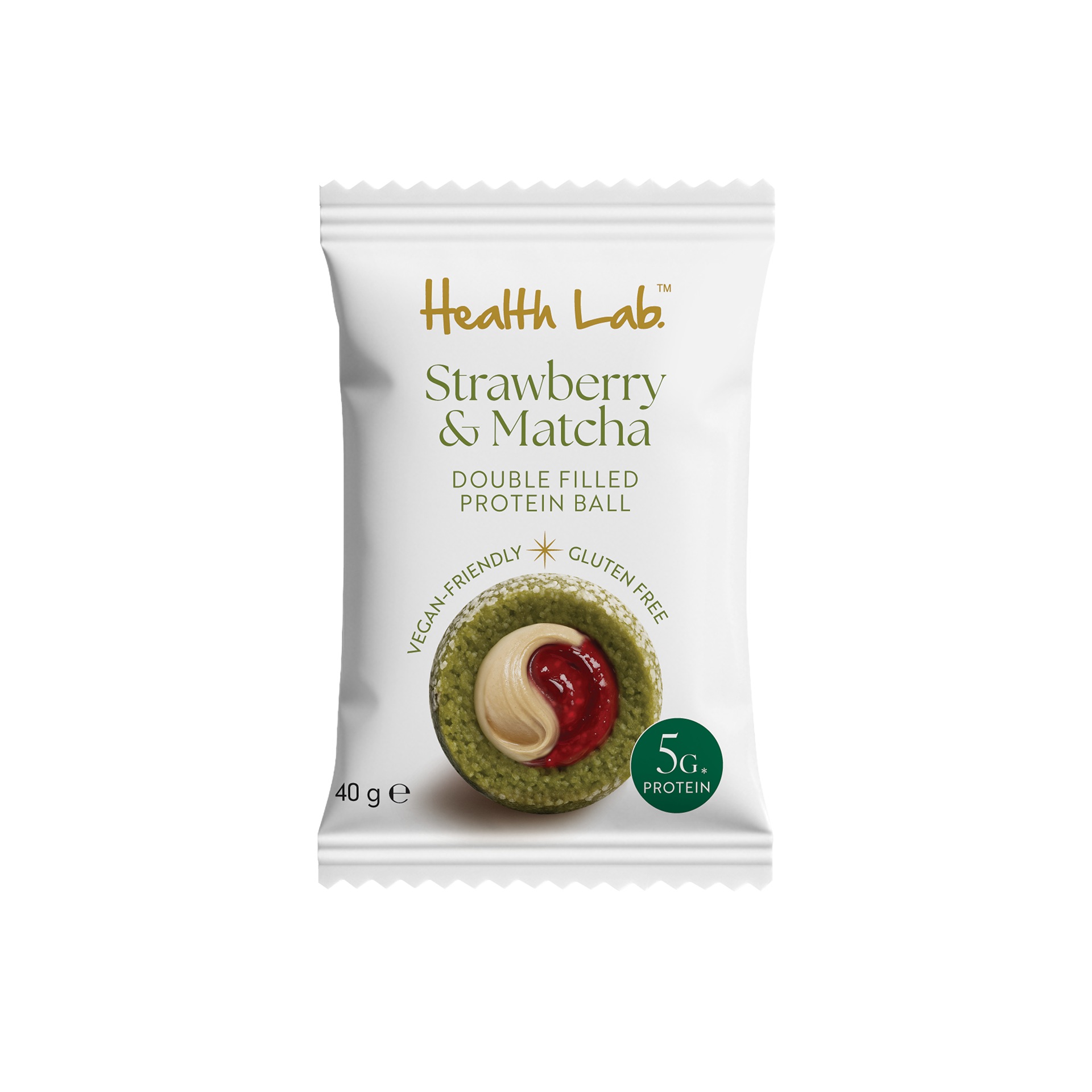 Strawberry &amp; Matcha Double Filled Protein Balls (12 Balls)
