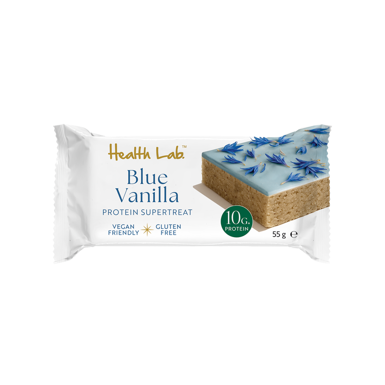 Blue Vanilla Protein SuperTreats (12 Bars) – Health Lab