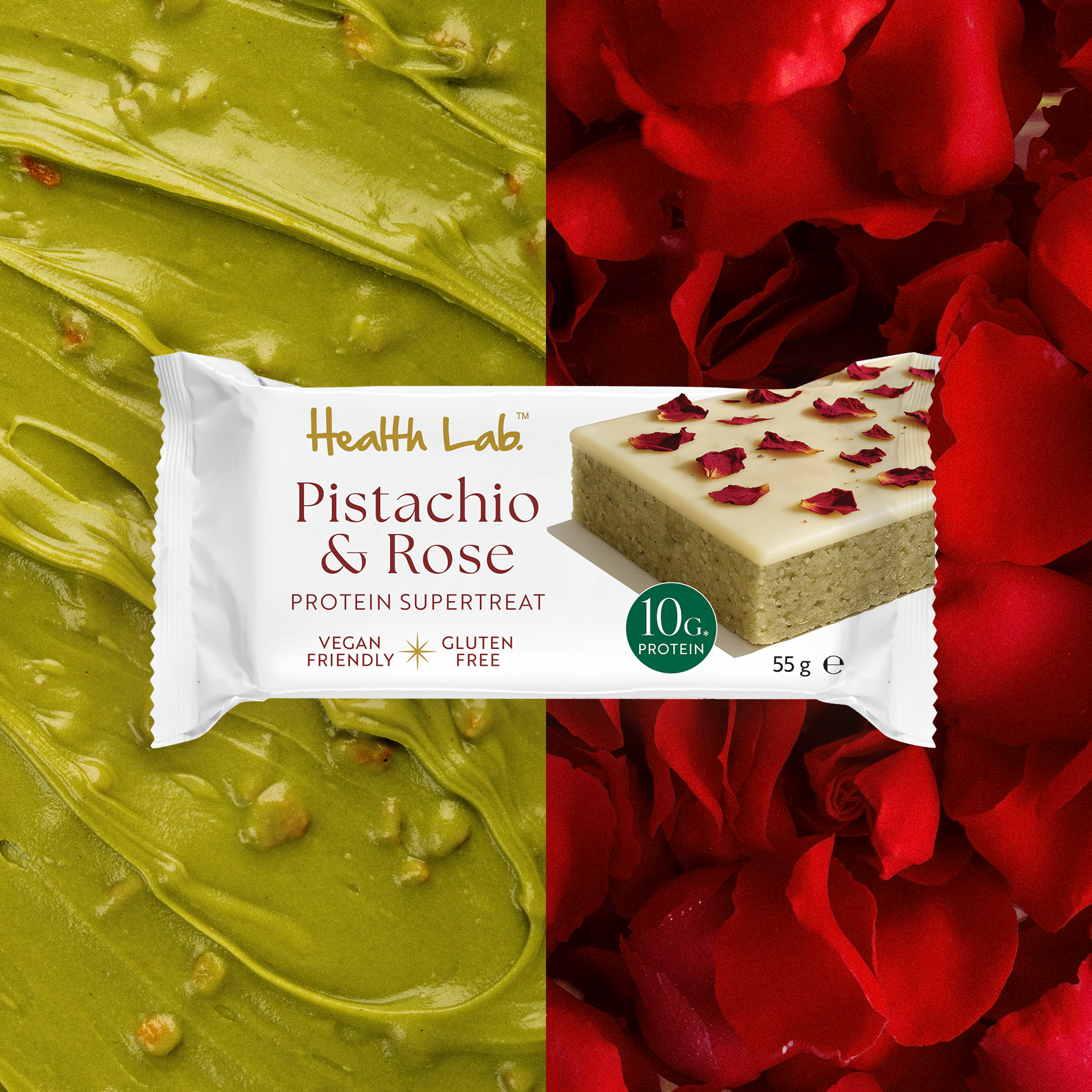 Pistachio &amp; Rose Protein SuperTreats (12 Bars)