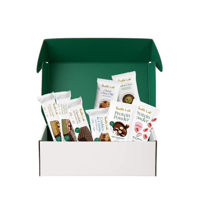 The Ultimate Protein Sample Box (Protein Powders & Snacks) – Health Lab