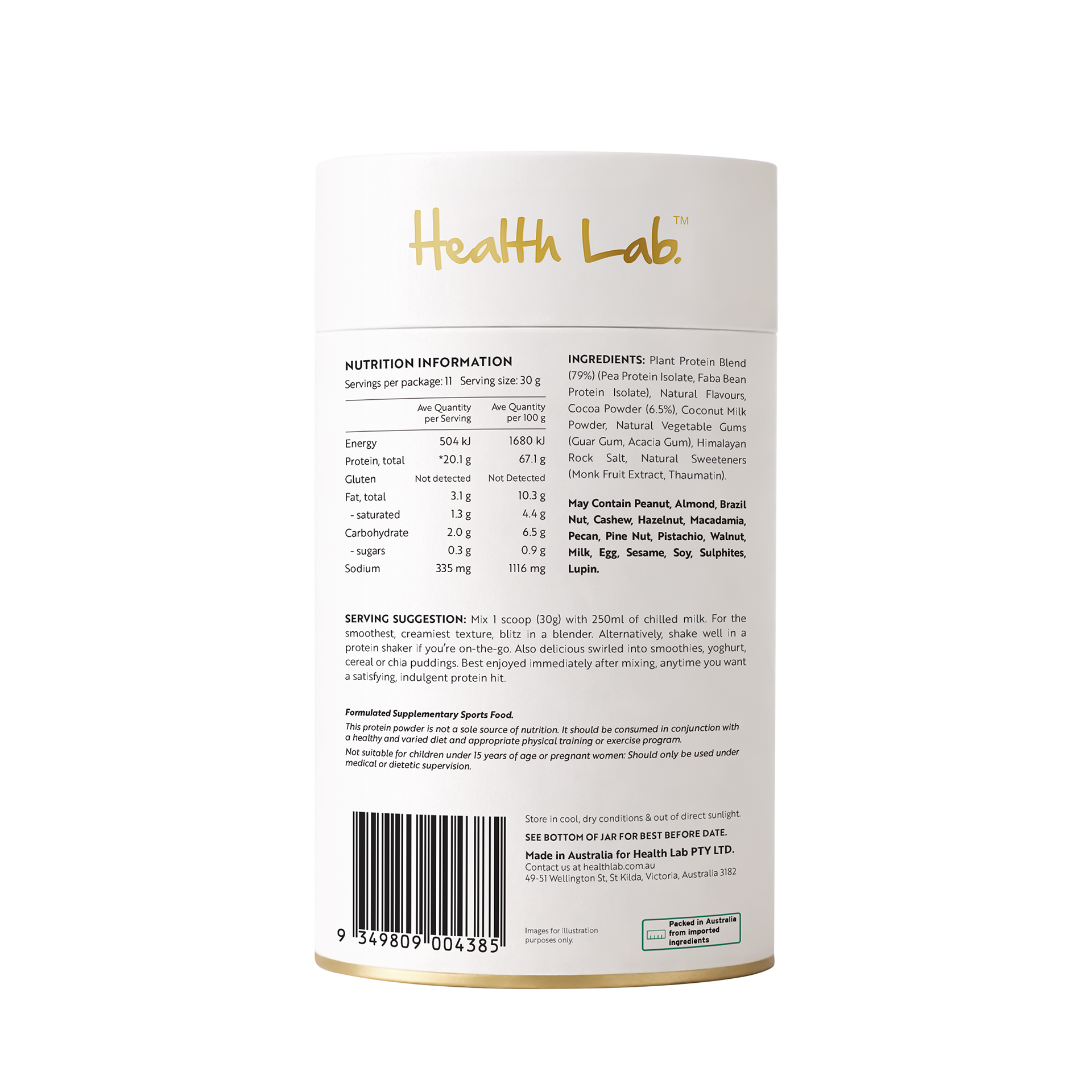 Holy Hazelnut Protein Powder (11 Serves)