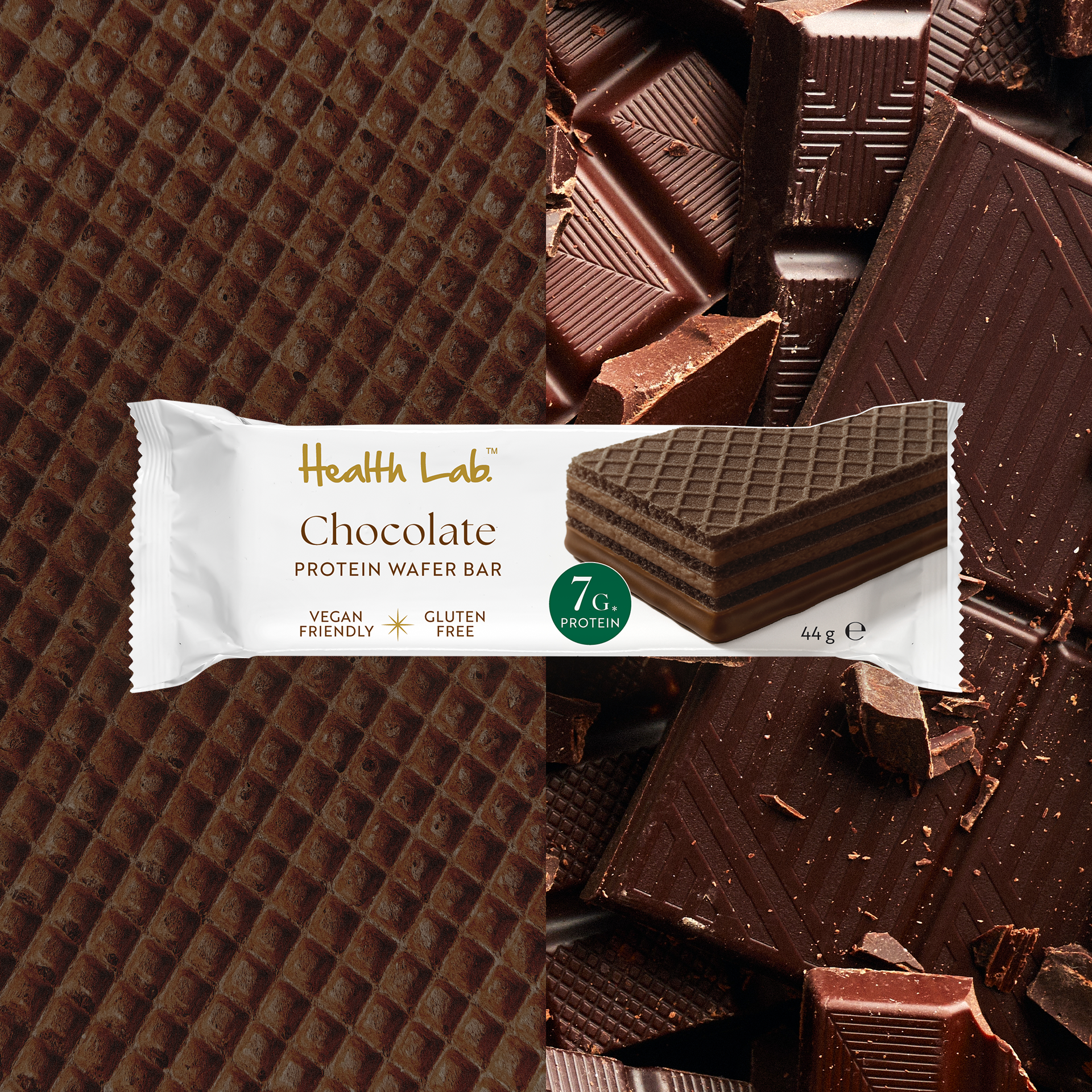 Chocolate Protein Wafer Bars (12 Bars)